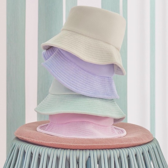 Stoney Clover Lane Mermaid Terry Bucket Hat in Jellyfish - Picture 3 of 5